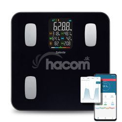 Salente MaxFit, m�dra osobn� diagnostick� fitness v�ha, Bluetooth, �ierna MAXFIT-BK