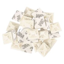 Samolepiaca pr�chytka s�ahovacej p�sky 20�20, biela, 25 ks 25ks A2832