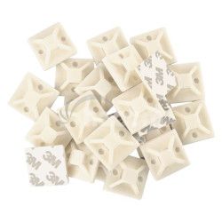 Samolepiaca pr�chytka s�ahovacej p�sky 30�30, biela, 25 ks 25ks A2834