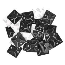 Samolepiaca pr�chytka s�ahovacej p�sky 30�30, �ierna, 25 ks 25ks A2833