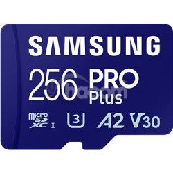 Samsung/micro SDXC/256GB/180MBps/USB 3.0/USB-A/Class 10/+ Adaptr/Modr MB-MD256SB/WW