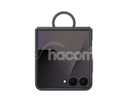 Samsung Silikonov kryt s driakom na prst Flip7 Black EF-PF766TBEGWW