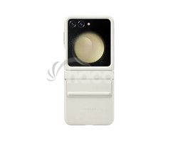 Samsung Zadn kryt z eko koe pre Galaxy Z Flip5 Cream EF-VF731PUEGWW