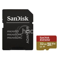 SanDisk Extreme microSDHC 32GB 100MB/s + adaptr SDSQXAF-032G-GN6AA