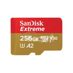 SanDisk Extreme microSDXC 256GB 190MB/s + adapt�r SDSQXAV-256G-GN6MA