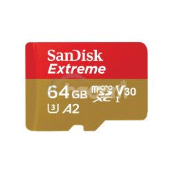 SanDisk Extreme microSDXC 64GB 170MB/s + adaptr SDSQXAH-064G-GN6MA