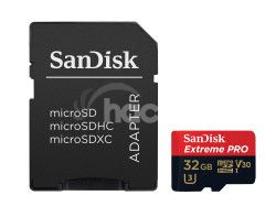 SanDisk Extreme PRO microSDHC 32GB 100MB/s + ada. SDSQXCG-032G-GN6MA