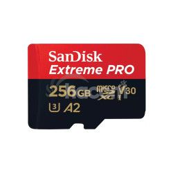 SanDisk Extreme PRO microSDXC 256GB 200MB/s + ada. SDSQXCD-256G-GN6MA