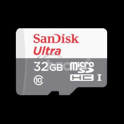 SanDisk Ultra/micro SDHC/32GB/100MBps/UHS-I U1/Class 10/+ Adaptr SDSQUNR-032G-GN3MA