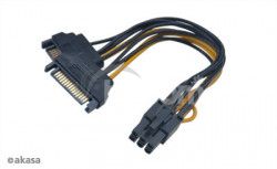 SATA adaptr 2 x SATA na 6pin PCIe AK-CBPW13-15