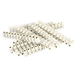 Skrutkov� svorkovnica 12� 4�6mm2, 450 V, biela, 10 ks 10ks A4106