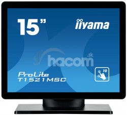 15 "LCD iiyama T1521MSC-B1 -8ms, 800: 1,350cd, repro T1521MSC-B1