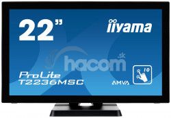 22 "LCD iiyama T2236MSC-B2 - multidotekový, FullHD, AMVA, kapacitné, USB T2236MSC-B2