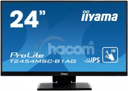 24 "iiyama T2454MSC-B1AG - IPS, FullHD, 5ms, 250cd / m2, 1000: 1,16: 9, VGA, HDMI, repro. T2454MSC-B1AG