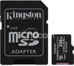 256GB microSDXC Kingston Canvas Select Plus A1 CL10 100MB / s + adaptér SDCS2/256GB