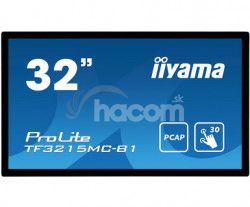 32 "iiyama TF3215MC-B1: FullHD, Capacitive, 500cd / m2, VGA, HDMI, ierny TF3215MC-B1