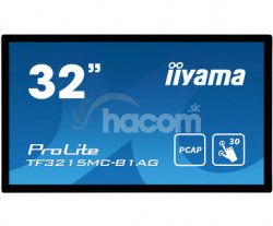 32 "iiyama TF3215MC-B1AG: FullHD, Capacitive, 500cd / m2, VGA, HDMI, ierny TF3215MC-B1AG
