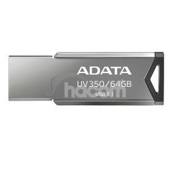 64GB ADATA UV350 USB 3.1 silver (potlač) AUV350-64G-RBK