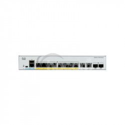 Catalyst C1000-8FP-2G-L, 8x 10/100/1000 Ethernet PoE + ports and 120W PoE budget, 2x 1G SFP and RJ-45 C1000-8FP-2G-L