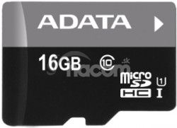 ADATA 16GB MicroSDHC Premier, class 10, with Adapter AUSDH16GUICL10-RA1