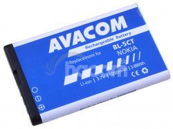 Baterie AVACOM GSNO-BL5CT-S1050A do mobilu Nokia 6303, 6730, C5, Li-Ion 3,7V 1050mAh