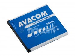 Baterie AVACOM GSSO-BA800-S1750 do mobilu Sony Ericsson Li-Ion 3,7V 1750mAh (nhrada BA800)