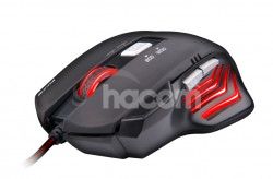 C-TECH Akanthou herná myš, červené podsvietenie, USB GM-01R