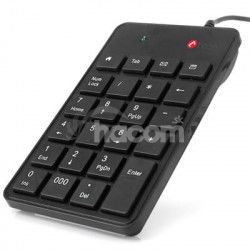 C-TECH KBN-01, numerická, 23 klávesov, USB slim black KBN-01