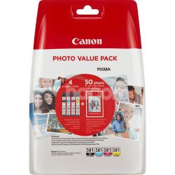 Canon INK CLI-581 BK / C / M / Y PHOTO VALUE BL SEC 2106C004