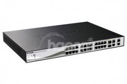 D-Link DES-1210-28P 24x100 + 2xGbit + 2xSFP Smart / PoE + DES-1210-28P