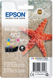 Epson multipack 3-colours 603, Cyan, Magenta, Yellow C13T03U54010