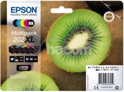 EPSON multipack 5 farieb, 202XL Premium, XL C13T02G74010