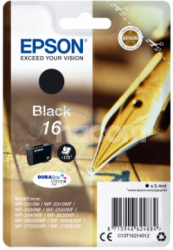 Epson Singlepack Black 16 DURABrite Ultra Ink C13T16214012