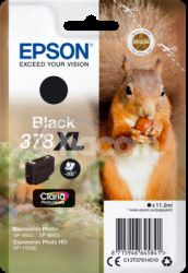 Epson Singlepack Black 378 XL Claria Photo HD Ink C13T37914010