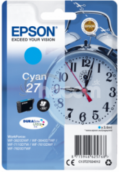 Epson Singlepack Cyan 27 DURABrite Ultra Ink C13T27024012