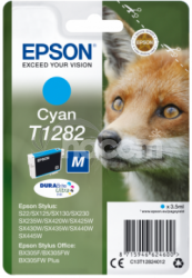 Epson Singlepack Cyan T1282 DURABrite Ultra Ink C13T12824012