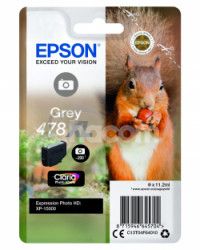 Epson Singlepack Grey 478XL Claria Photo HD Ink C13T04F64010
