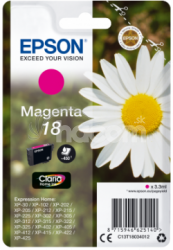 Epson Singlepack Magenta 18 Claria Home Ink C13T18034012