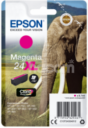 Epson Singlepack Magenta 24XL Claria Photo HD Ink C13T24334012