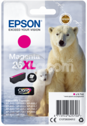 Epson Singlepack Magenta 26XL Claria Premium Ink C13T26334012