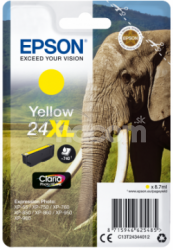 Epson Singlepack Yellow 24XL Claria Photo HD Ink C13T24344012