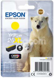 Epson Singlepack Yellow 26XL Claria Premium Ink C13T26344012