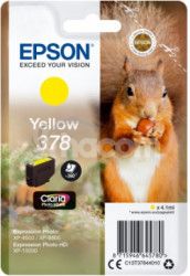 EPSON Singlepack Yellow 378 Claria Photo HD ink C13T37844010
