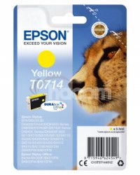 Epson Singlepack Yellow T0714 DURABrite Ultra Ink C13T07144012