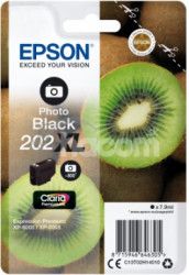 EPSON singlepack, Photo Black 202XL, Premium Ink, XL C13T02H14010