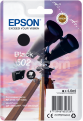EPSON singlepack, Black 502, Ink, tandard C13T02V14010