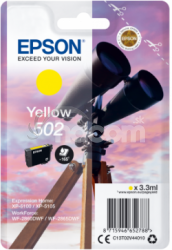 EPSON singlepack, Yellow 502, Ink, tandard C13T02V44010