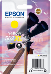 EPSON singlepack, Yellow 502XL, Ink, XL C13T02W44010