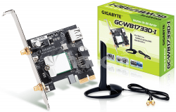 GIGABYTE PCI-E Wifi + BT 1733MBps 802.11a / b / g / n / ac GC-WB1733D-I