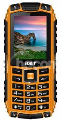 iget Defender D10 Orange - odoln telefn IP68, DualSIM, 2500 mAh, BT, POWERBANK, svietidlo, FM, MP3 D10 Orange